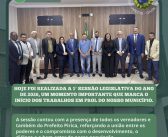 SESSÃO SOLENE DE ABERTURA DO PRIMEIRO PERÍODO LEGISLATIVO DE 2026.